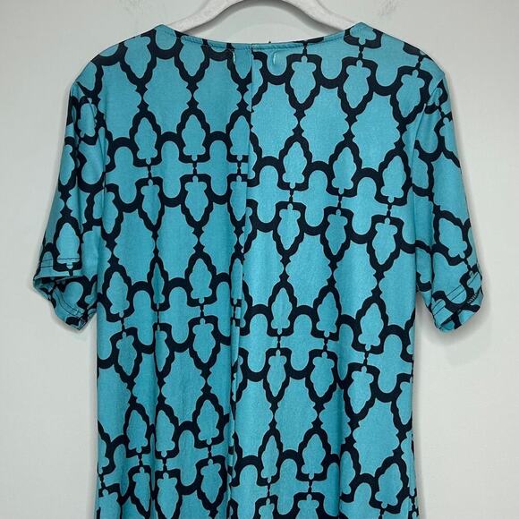 R&B Collection Short Sleeve Dress Size L - Picture 7 of 9